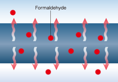 The release source of formaldehyde in automobile